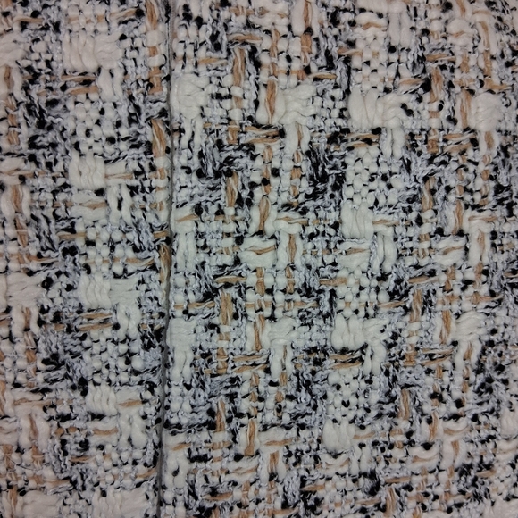 Tuckernuck Pomander Ivory Bow Brigitta Long Sleeve Tweed Dress Size Large - Picture 9 of 13